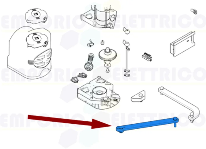 came pièce détachée du bras à transmission f7024n 119rid292