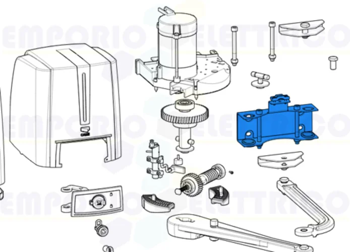 came pièce détachée base fixation fast40 119rid379