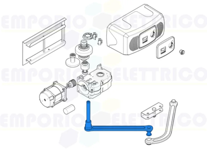 came pièce détachée bras transmission droit (straight) ferni 119rid075