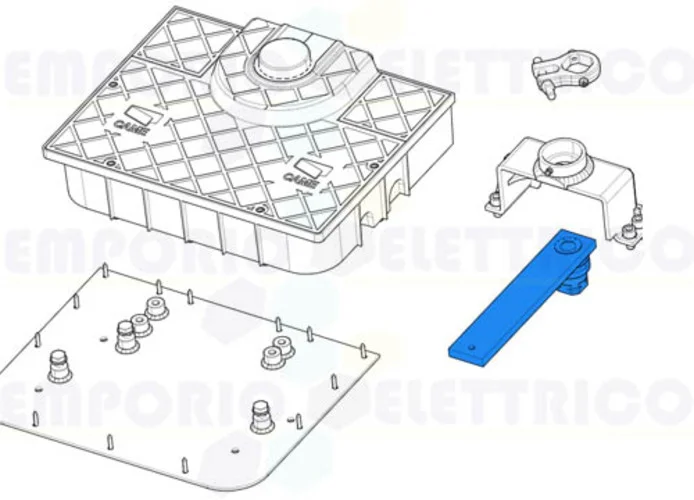 came pièce détachée étrier fixation portail pour caisse frog-jc 119ria075