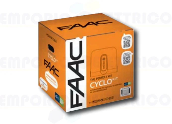 faac kit motorisation 24v 400 kg cyclo kit perfect 105916fr