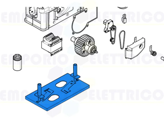 came pièce détachée base fixation motoréducteur bk 119ribk001