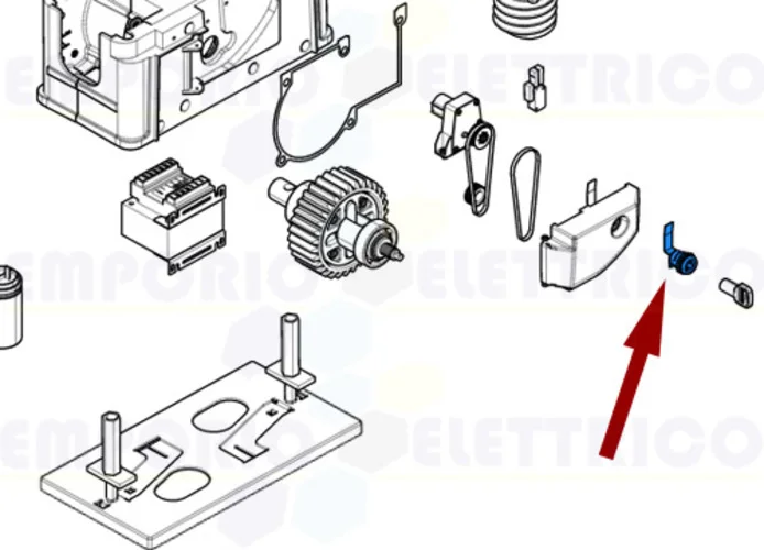 came pièce détachée cylindre serrure bk 119ribx012