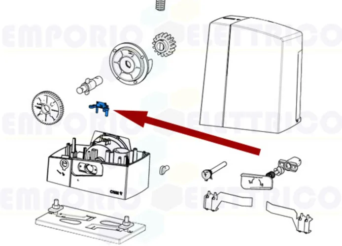 came pièce détachée microinterrupteur sécurité déverrouillage bxv 88001-0168