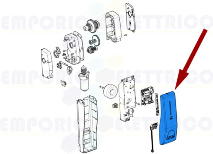 came pièce détachée plastique couverture armoire emega40 119rie204