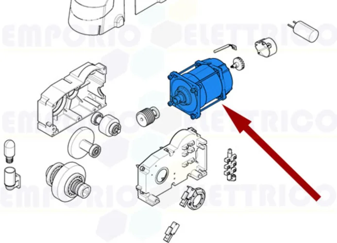 came pièce détachée du groupe moteur emega 119rie152