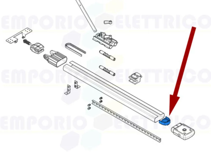 came pièce détachée poulie transmission à courroie ver 119rie124