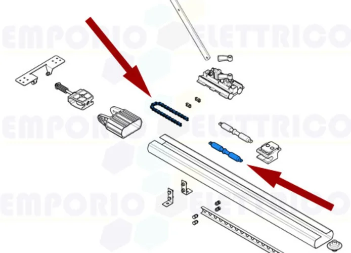 came pièce détachée chaîne à transmission ver 119rie117