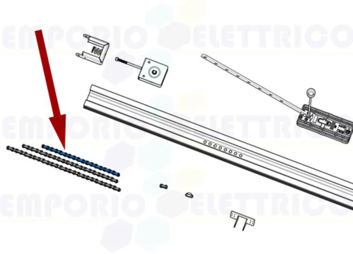 came pièce détachée chaîne à transmission v6000 119rie184