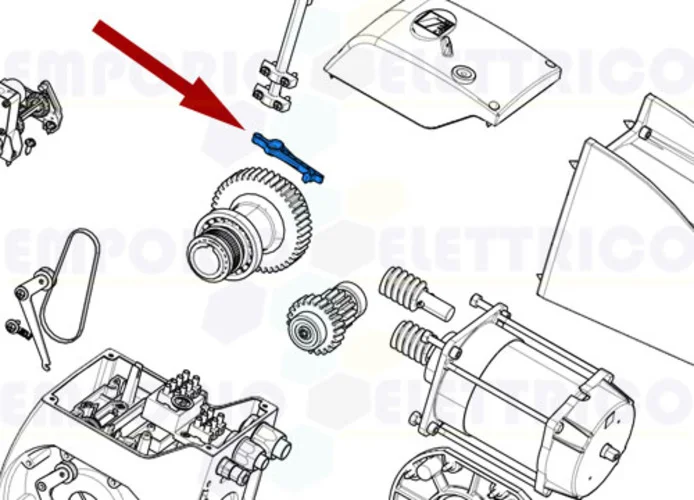 came pièce détachée levier de sécurité encodeur c-bx 119ricx037