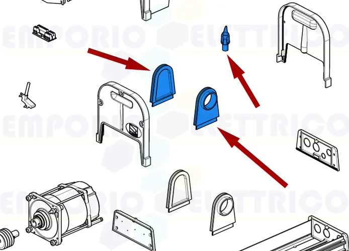 came pièce détachée paquet d'accessoires f4000 119rid252