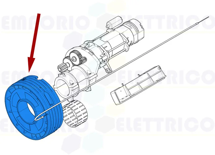 came pièce détachée couronne extérieure h40 119rih054