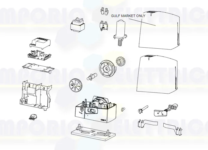 came page pièces détachées pour moteur bxv04ags - bxv04als 801ms-0150