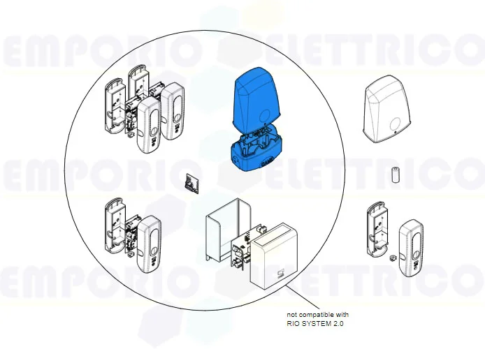 came pièces détachée clignotant riolux01 88006-0015