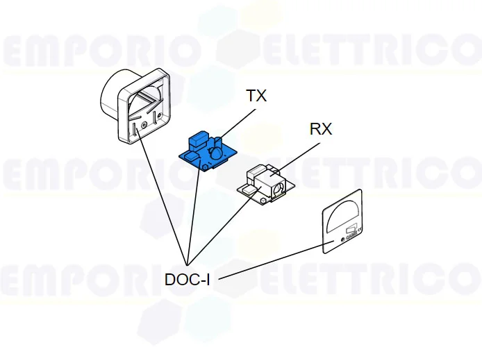 came pièce détachée carte électronique tx doc-i 119rir016