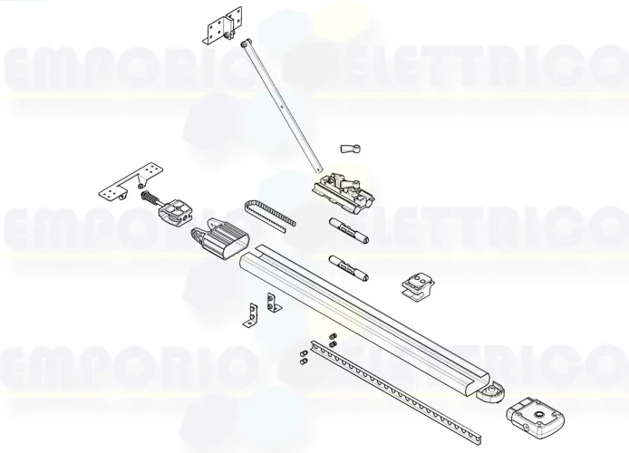 came page pièces détachées pour rail à courroie 001v0688 v0688