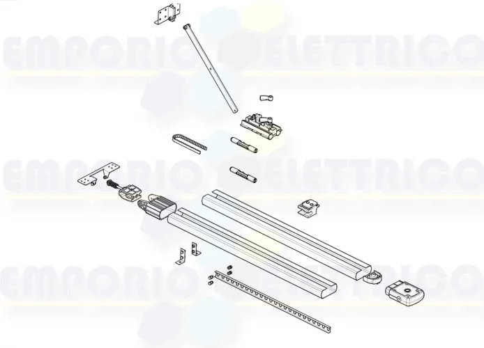 came page pièces détachées pour rail à courroie 001v0687 v0687