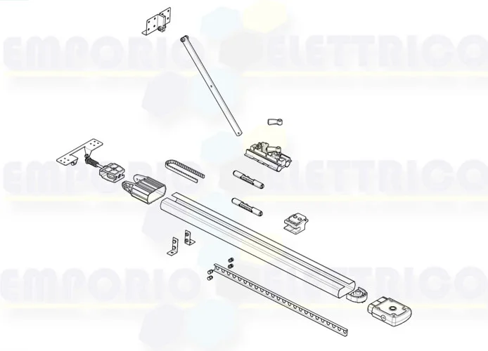 came page pièces détachées pour rail à courroie 001v0686 v0686