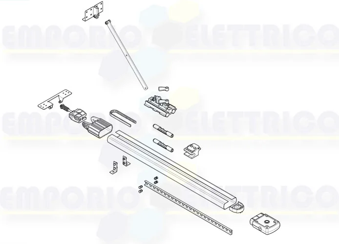 came page pièces détachées pour rail à courroie 001v0685 v0685