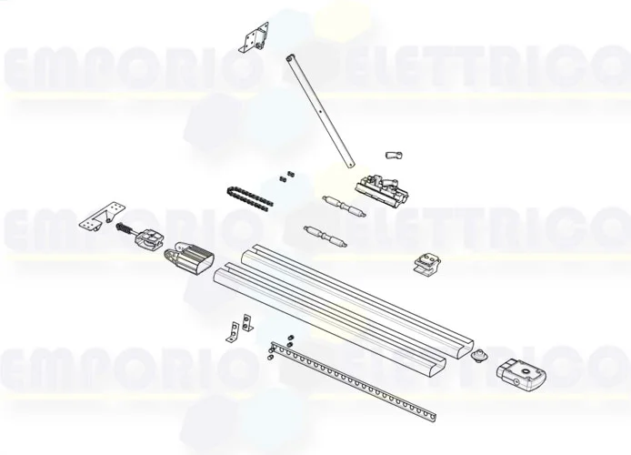 came pièces détachées pour rail à chaîne 001v0684 v0684