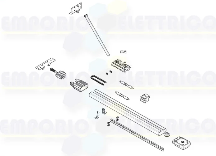 came pièces détachées pour rail à chaîne 001v0683 v0683