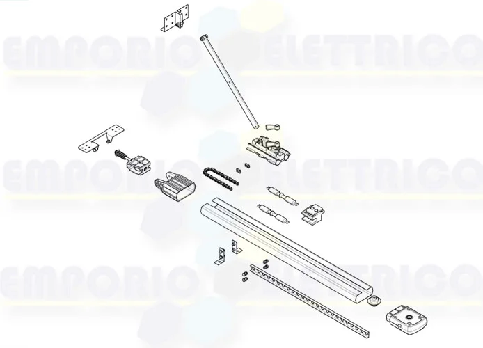 came page pièces détachées pour rail à chaîne 001v0682 v0682