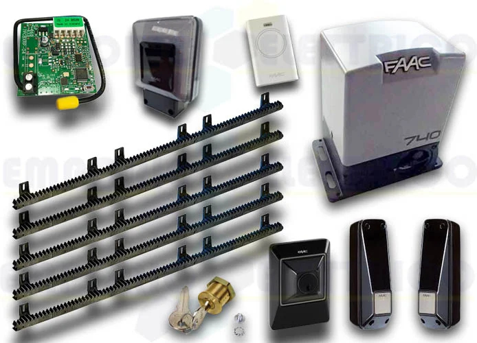 faac kit automatisation delta2 kit safe + 5mt crém nylon emp1056303445crem5