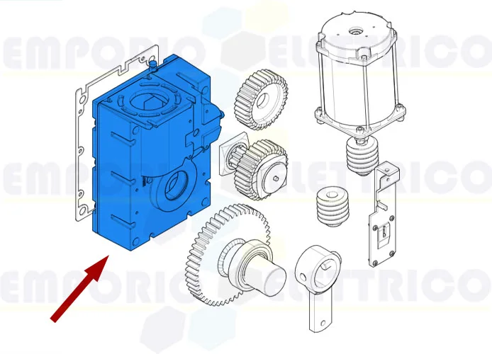 came pièce détachée caisse motoréducteur gard 119rig049