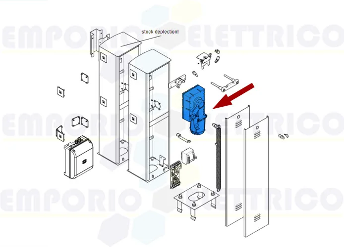 came pièce détachée motoréducteur gard 2500 119rig201 