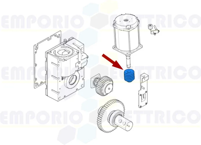 came pièce détachée vis sans fin g3000 119rig413