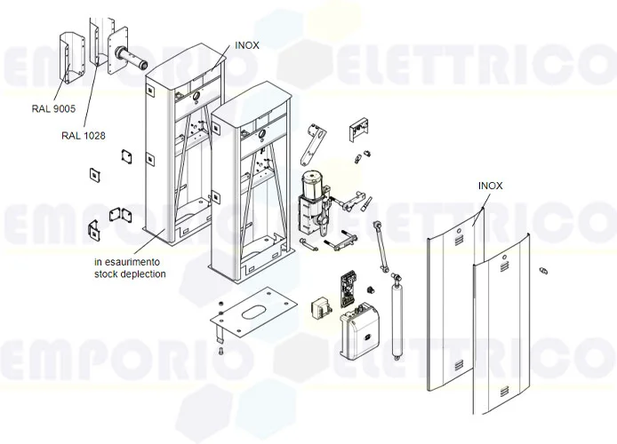 came page pièces détachées pour barrière g6500-g6501 v.1 