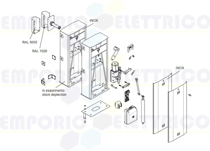 came page pièces détachées pour barrière g6500-g6501 