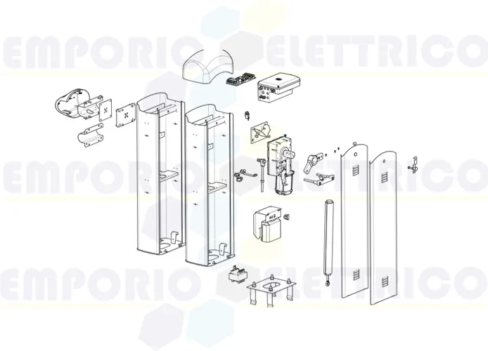 came pièce détachée paquet goupilles et vis gard 4-8 119rig207 