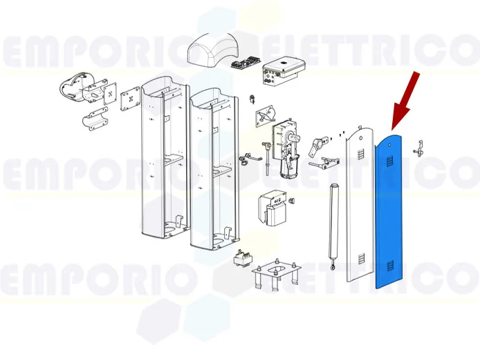 came pièce détachée porte caisson g3000i g4040i 119rig410