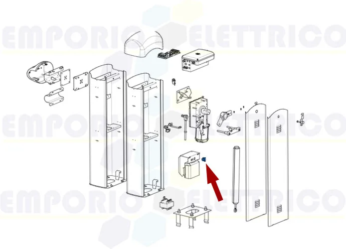 came pièce détachée interrupteur et porte-fusible g3000 119rir446