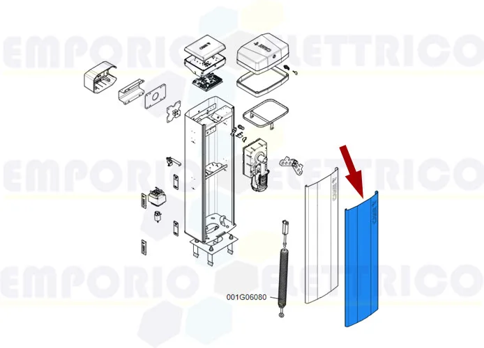 came pièce détachée porte caisson gt4-gx4 88003-0079