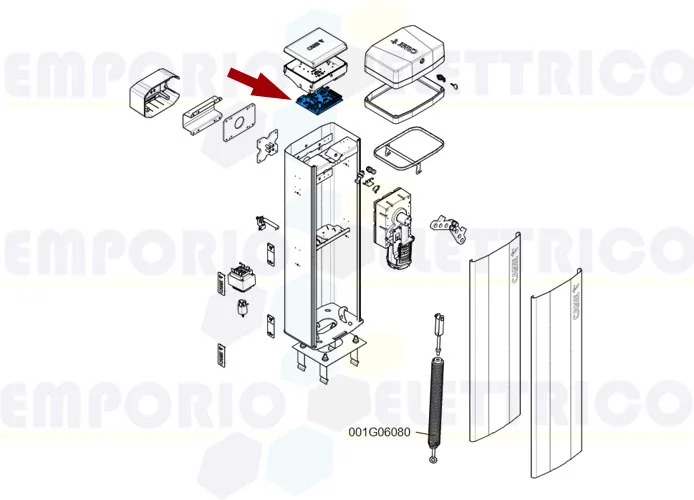 came pièce détachée carte électronique zl392 ver.b 88003-0083