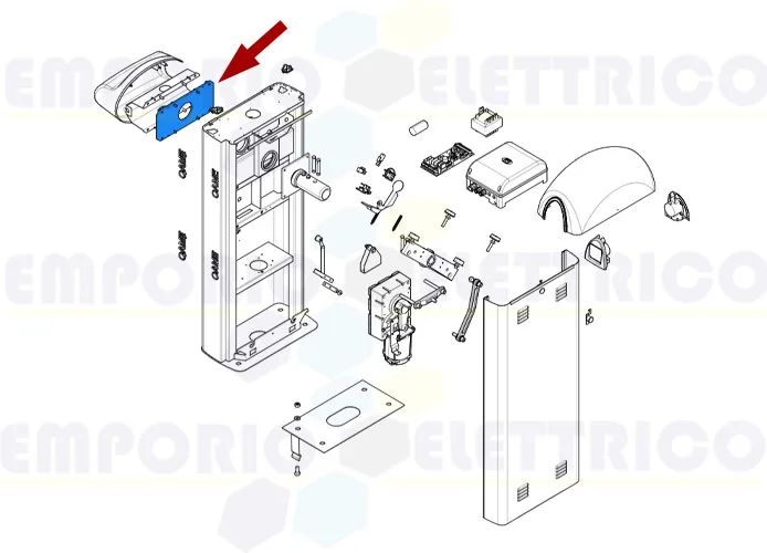 came pièce détachée plaque intermédiaire g2080 g2081 119rig131