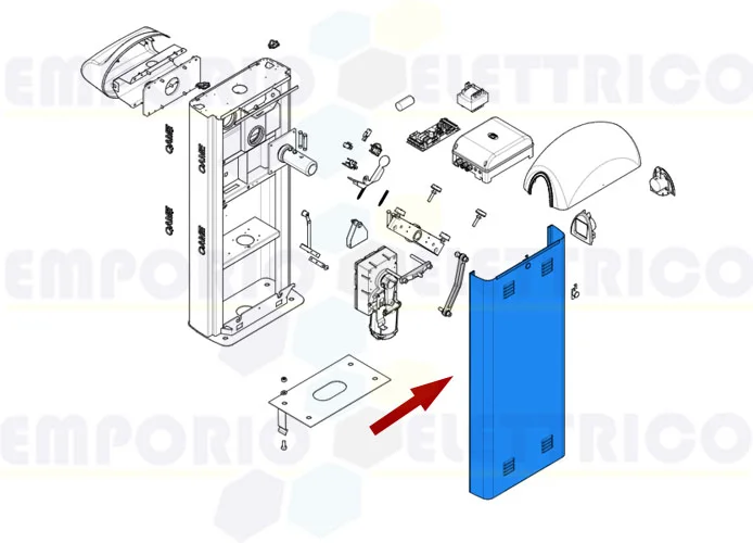 came pièce détachée porte caisson gard 8 119rig134