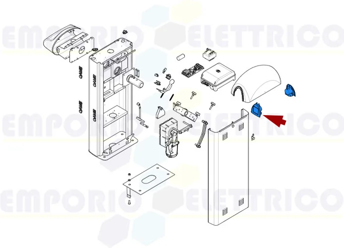 came pièce détachée support accessoire gard 8 119rig136