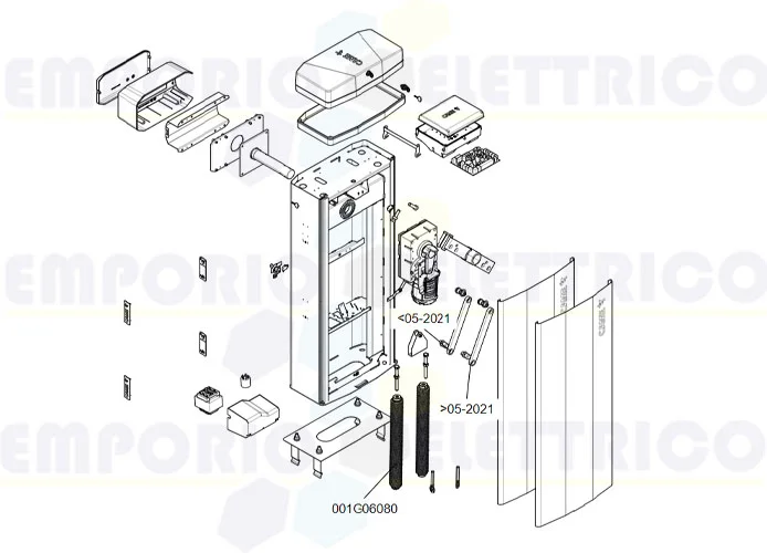 came page pièces détachées pour barrières ggt80ags 