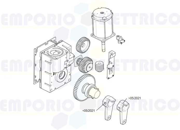 came page pièces détachées pour barrières gearmotor-gt8 