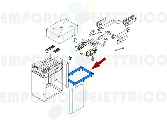 came pièce détachée base d'ancrage barrière g12000 119rig104