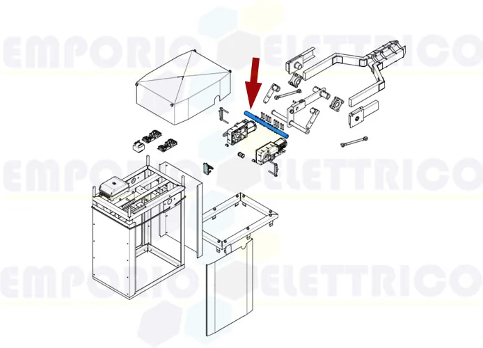 came pièce détachée arbre déplacement tige g12000 119rig113