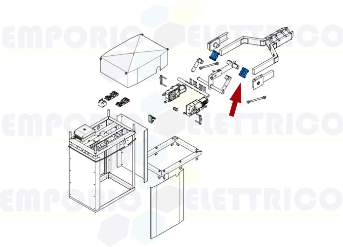 came pièce détachée bride support arbre barre g12000 119rig117 