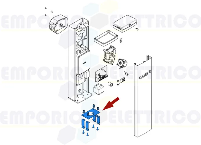 came pièce détachée agrafes de fixation pour étrier gpt40ags 88003-0035