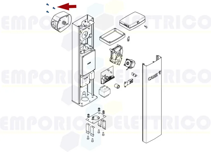 came pièce détachée vis plastiques articulation 20pcs 88003-0041