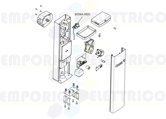 came page pièces détachées pour barrière gpt40agl