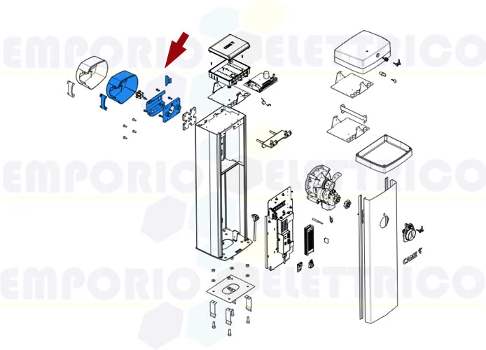 came pièce détachée fixation tige barrière gpx40 88003-0042