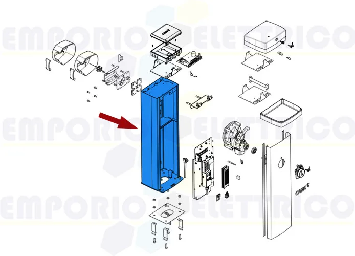 came pièce détachée caisson barrière gpx 88003-0092